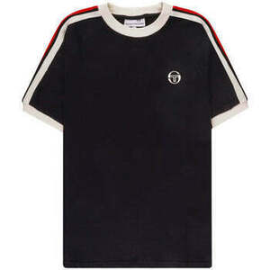 Tričká a polokošele Sergio Tacchini Hadow Ringer T-Shirt Black vyobraziť