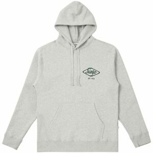 Mikiny Sanjo Hooded Flocked Logo - Grey vyobraziť