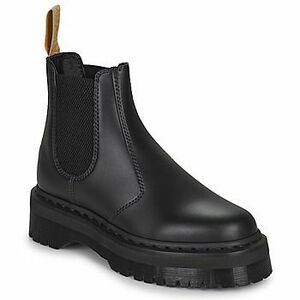 Polokozačky Dr. Martens Vegan 2976 Quad Black Felix Rub Off vyobraziť