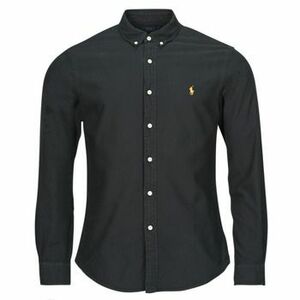 Košele s dlhým rukávom Polo Ralph Lauren CHEMISE AJUSTEE SLIM FIT EN OXFORD LEGER vyobraziť