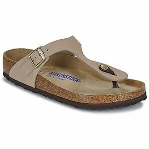 Žabky Birkenstock Gizeh SFB LENB Sandcastle vyobraziť