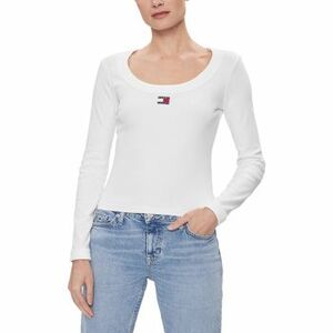 Tričká s dlhým rukávom Tommy Hilfiger SLIM BADGE RIB DW0DW17397 vyobraziť