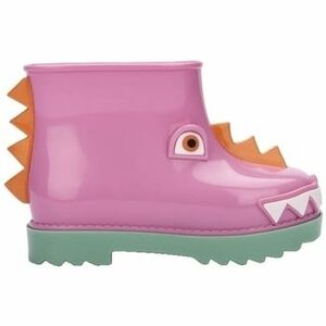 Čižmy Melissa MINI Rain Boot+Fábula B - Green/Pink vyobraziť