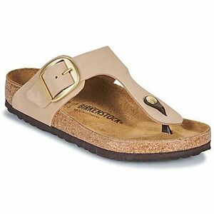 Žabky Birkenstock Gizeh Big Buckle LENB Sandcastle vyobraziť