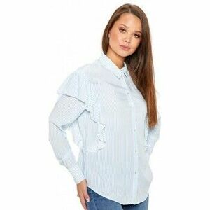 Blúzka Only Betty Shirt - Cloud Dancer Light Blue vyobraziť