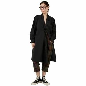 Kabáty Wendy Trendy Coat 110775 - Black vyobraziť