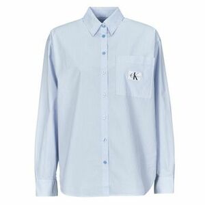 Košele a blúzky Calvin Klein Jeans WOVEN LABEL RELAXED SHIRT vyobraziť