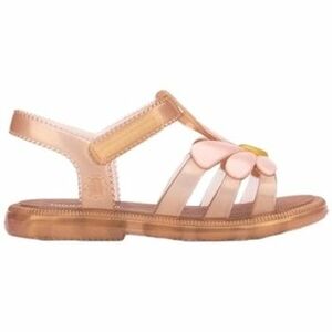 Sandále Melissa MINI Baby Hip Bloomy Sandals - Pearlish Brown/Pink vyobraziť