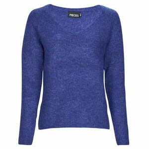 Svetre Pieces PCELLEN LS V-NECK KNIT vyobraziť