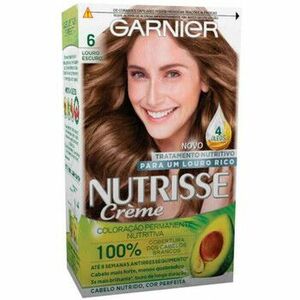 Farbenie Garnier Nutrisse Cream Hair Dye - 06 Blond Foncé vyobraziť