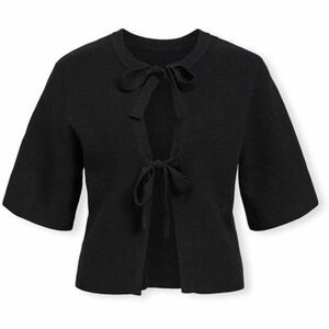 Kabáty Object Noos Julla Parvi 2/4 Cardigan - Black vyobraziť