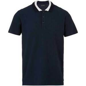 Tričká a polokošele Emporio Armani Lounge Waffle Polo Shirt Armani Blue vyobraziť