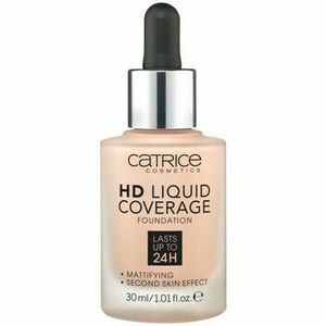 Make-upy a podkladové bázy Catrice HD Coverage Liquid Foundation - 10 Light Beige vyobraziť