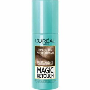 Farbenie L'oréal Magic Retouch Root Concealer Spray - Chatain à Chatain vyobraziť