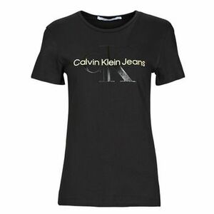 Tričká s krátkym rukávom Calvin Klein Jeans GLOSSY MONOGRAM SLIM TEE vyobraziť