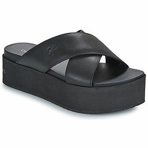 Šľapky Calvin Klein Jeans FLATFORM CROSS MG UC vyobraziť