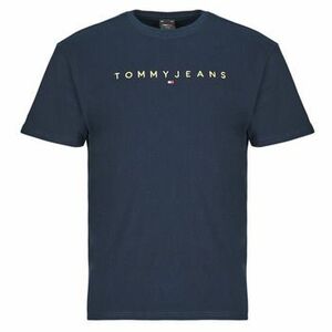 Tričká s krátkym rukávom Tommy Jeans TJM REG GOLD LINEAR LOGO TEE EXT vyobraziť