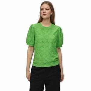 Blúzka Object Noos Top Feodora S/S - Vibrant Green vyobraziť