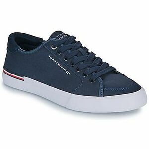 Nízke tenisky Tommy Hilfiger CORE CORPORATE VULC CANVAS vyobraziť