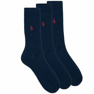 Vysoké ponožky Polo Ralph Lauren MERCERIZED SOCKS 3 PACK vyobraziť