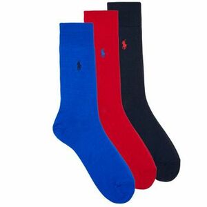 Vysoké ponožky Polo Ralph Lauren MERCERZD CTN CREW SOCK 3 PACK vyobraziť