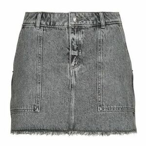 Sukňa MICHAEL Michael Kors FRAYED DENIM MINI SKIRT vyobraziť