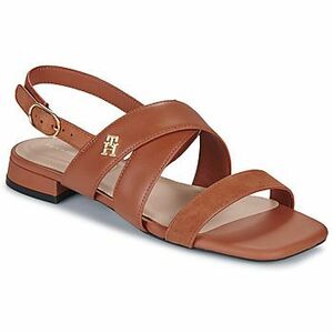 Sandále Tommy Hilfiger LEATHER SUEDE FLAT SANDAL vyobraziť