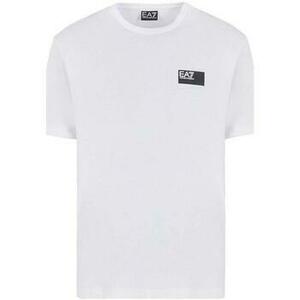 Tričká a polokošele Ea7 Emporio Armani Visibility Crew T-Shirt White vyobraziť