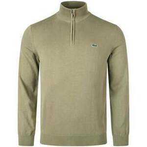 Mikiny Lacoste Quarter Zip Knit Sweater Khaki Green vyobraziť