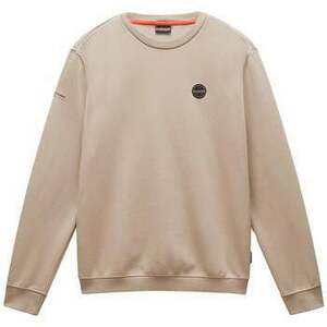 Mikiny Napapijri Badge Sweatshirt Beige Rocky vyobraziť