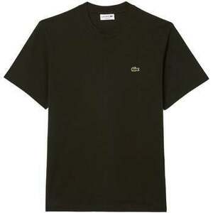 Tričká a polokošele Lacoste Classic Fit Cotton T-Shirt Dark Khaki Green vyobraziť