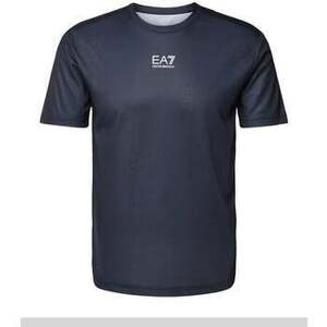 Tričká a polokošele Ea7 Emporio Armani VENTUS7 Technical Poly T-Shirt Armani Blue vyobraziť