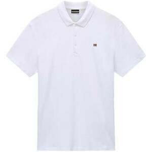 Tričká a polokošele Napapijri Ealis Polo Shirt Bright White vyobraziť