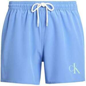 Plavky Calvin Klein Jeans CK Monogram Swim Shorts Glacier vyobraziť