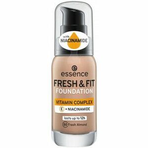 Make-upy a podkladové bázy Essence Fresh Fit Vitamin Complex Foundation - 50 Fresh Almon vyobraziť