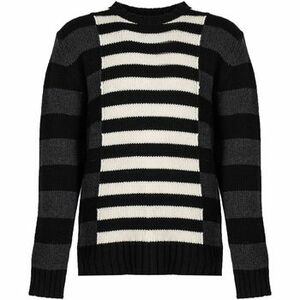 Svetre Les Hommes LLK113-654U | Wool Stripes Round Neck Jumper vyobraziť