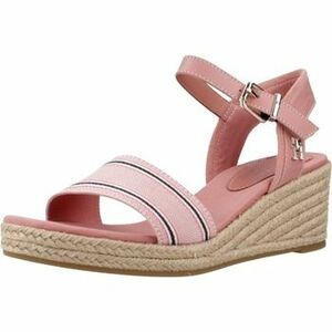 Sandále Tommy Hilfiger SHIRTING WEDGE SANDAL vyobraziť