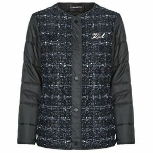 Bundy Karl Lagerfeld BOUCLE SHORT PADDED JACKET vyobraziť