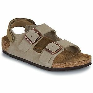 Sandále BIRKENSTOCK Milano AS Kids LEVE Taupe vyobraziť