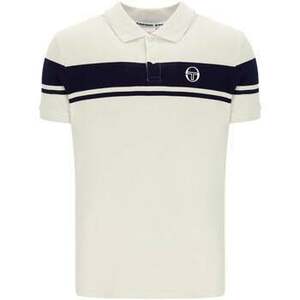 Tričká a polokošele Sergio Tacchini Young Line Polo Shirt Gardenia/Maritime Blue vyobraziť