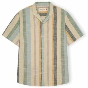 Košele s dlhým rukávom Rvlt Revolution Cuban Shirt S/S 3918 - Dustgreen vyobraziť