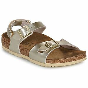 Sandále BIRKENSTOCK Rio AS Kids BF Electric Metallic Gold vyobraziť