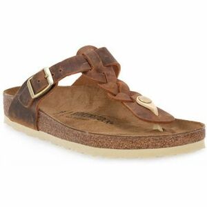 Šľapky BIRKENSTOCK GIZEH BRAIDED COGNAC OILED CALZ S vyobraziť