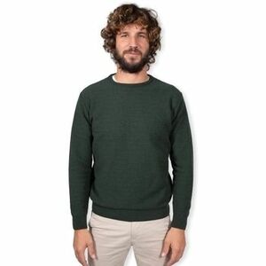 Svetre Armazém Das Malhas ARMAZÉM DAS MALHAS Herringbone Sweater - Green vyobraziť