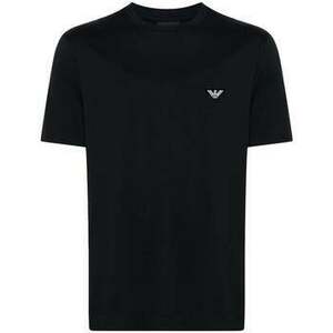 Tričká a polokošele Emporio Armani Beach Crew Neck T-Shirt Black vyobraziť