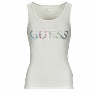 Tielka a tričká bez rukávov Guess COLORFUL LOGO TANK TOP vyobraziť