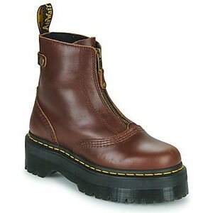 Polokozačky Dr. Martens JETTA DARK BROWN SENDAL vyobraziť