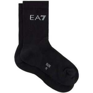 Športové ponožky Ea7 Emporio Armani Tennis Pro Ankle Socks Black/White vyobraziť