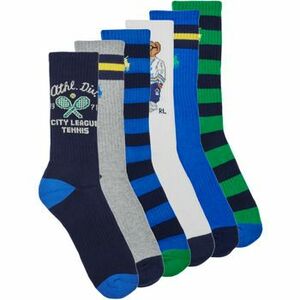 Športové ponožky Polo Ralph Lauren PL THLTC CL6 CREW SOCK 6 PACK vyobraziť