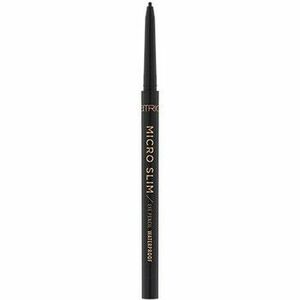 Ceruzky na oči Catrice Waterproof Micro Slim Eye Pencil - 10 Black Perfection vyobraziť